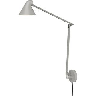 Louis Poulsen NJP Box LED Væglampe 2700K Lang Arm Grå- Louis Poulsen