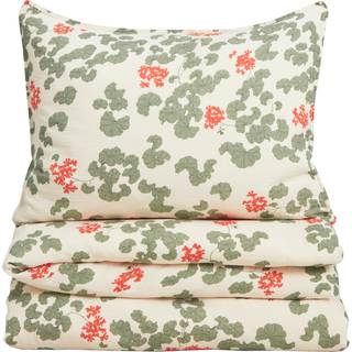 Garbo & Friends Muslin Sengesæt 150x210 + 50x60 Cm - Sengetøj Bomuldsmuslin Pelargonium - GF148022-7000-39SE