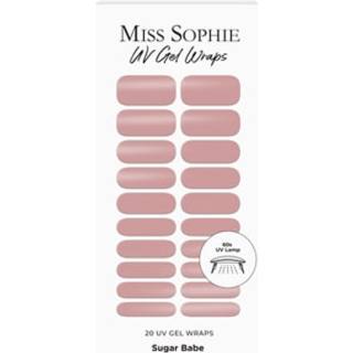 Miss Sophie UV Gel Wraps Sugar Babe Neglefolie - Lyserød