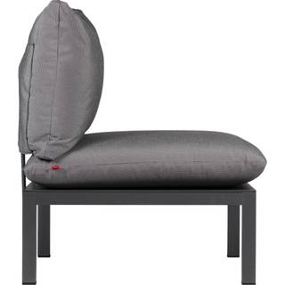 Fiam Domino Metal Part For Backrest/armrest - Bænke Aluminium Antracit - 487 AN