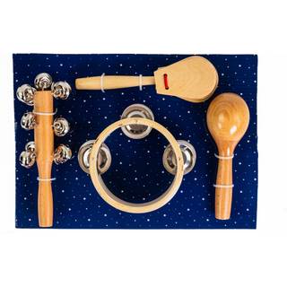 Børne Træ Percussion Gaveboks m. 4 dele