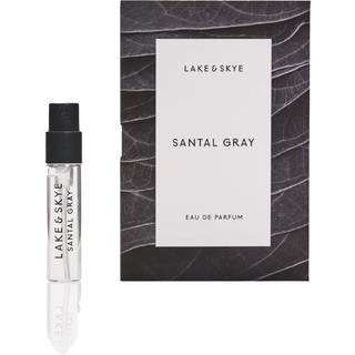 Lake & Skye Santal Grey Eau de Parfum Langvarig Duft 0,06 fl oz (2 ml) - Aromatisk tragtig krydret