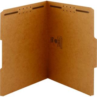 Smead Fastener File Folder 2 Fasteners Forst?rket 1/3-Cut Tab Letter St?rrelse Kraft 21 pr. ?ske (14839)