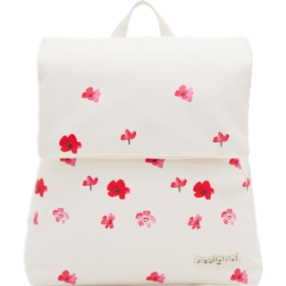 Desigual White Polyethylene Backpack