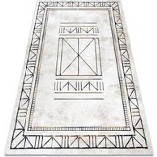 ANTIKA 125 tek, moderne ramme, græsk vaskbart - beige / grå 120x170 cm