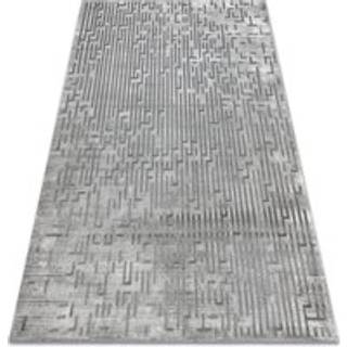 Tæppe ACRYL VALS 3943 Overdubbed labyrint grå 80x300 cm