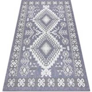 Sisaltæppe SISAL SION aztec 3007 fladvævning blå / lyserød / ecru 120x170 cm