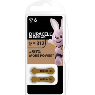 Duracell Høreapparat AE312 6er Blister