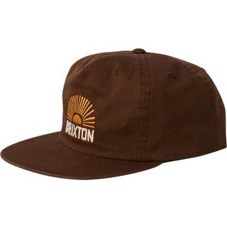Brixton Sol Snapback Cap Brun