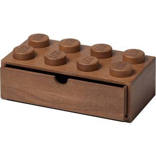 Lego LEGO skrivebordsopbevaring 8 træ Mørkbejdset eg