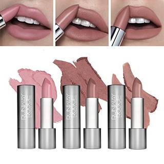 Runway Rogue 90s Vibe Lipstick Trio Moisturizing Matte Lipstick Set (Patricia Front Row Booked Out)