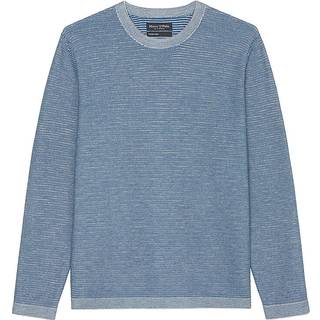 Marc O'Polo Herren Pullover blau unifarben