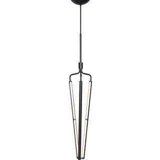 RUBN Bloomsbury Chandelier Long 3 Lysekrone (H135.5-163 cm) Black