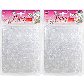 200 pcs perler smykker, der fremstiller kit DIY h?r fletning armb?nd ornamenter h?ndv?rk ekstra stor runde pony +2 beaders inkluderet (klar)
