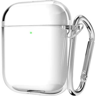 Svanove til AirPods Case Clear (1./2.) Gennemsigtige s?de AirPods 2. Gerernation Case Silicone Cover Accessories Soft TPU Rubber Airpods 1. sag t