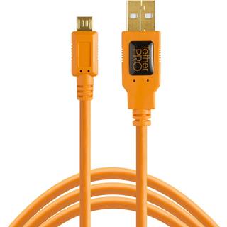 USB-A 2.0 Male - B Micro 5 pin TetherPro Pin 4,6m