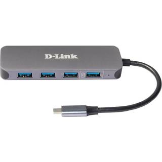 D-Link DUB-2340 - hub - 5 ports USB hub - 5 ports - Grå