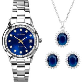 Sekonda 49037.76 Catherine Necklace, Earrings And Watch Gift Set - W32346