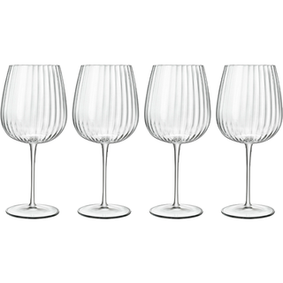 Optica Gin & tonic-glas burgundy 4 stk. fra Luigi Bormioli - Klar farve - son.hyx® krystalinglas
