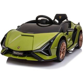 Lamborghini Sian elbil, 4 x 12V, grøn