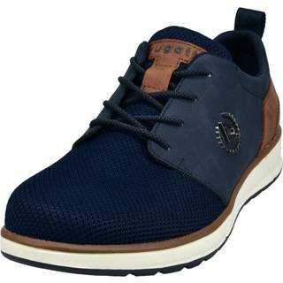 bugatti Herren Sneaker blau Textil & Canvas