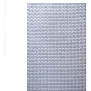 Ambiance Shaggy Tæppeløber Ensfarvet - Sølv - 80x250 (Løber)