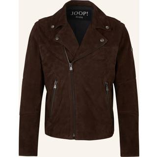 JOOP! Herren Lederjacke braun unifarben