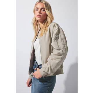 PixieGirl Petite PixieGirl Petite Natural Bomber Jacket