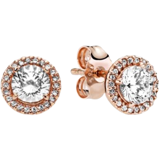 Pandora Rose Gold Classic Elegance Stud Earrings - One Size