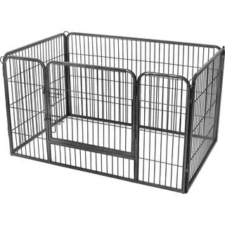 Feandrea Pet Enclosure, Cat, Pet Animals, Pet Exercise Panels Grå