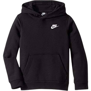 Nike Sportswear Hoody Boys - Black, White, Size XS - black