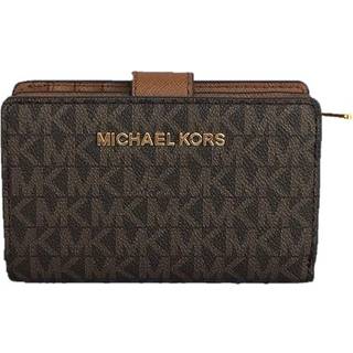 MK Medium Signature Logo Wallet - Brown - Michael Kors - ONE SIZE