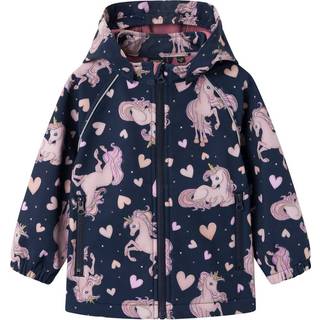 NAME IT Softshell Jakke Alfa Dark Sapphire Unicorns