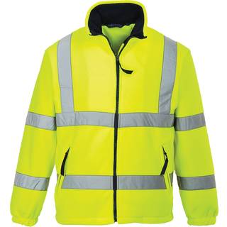 Hi-Vis Mesh Foret fleecejakke - Gul (Størrelse: M)