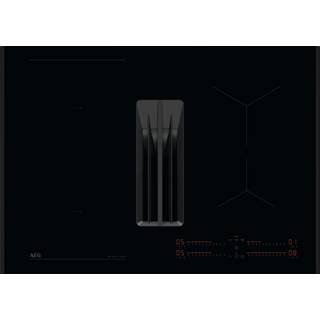 70 cm Induktionskogeplade m/ intgr. Emhætte - AEG 6000 - NCH74B01AB
