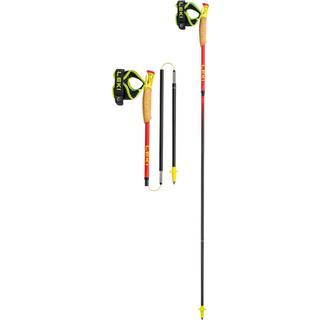 Leki Ultratrail FX.One Superlite Bright Red, bright red-neonyellow-naturalcarbon, 125 cm