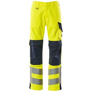 MASCOT® Bukser med knælommer Hi-Vis Gul/Mørk Marine 13879-216-17010 82C60