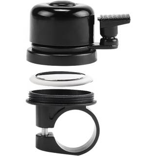 Cykel ringeklokke med Airtag holder Sort 22.2 mm