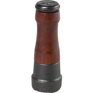 Skeppshult Pfeffermühle 18 cm mit Keramikmahlwerk in Holzkorpus & Gusseisendetails - Braun,Schwarz