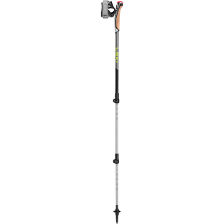 Leki Traveller Alu Black-Silver Gray-Neon Yellow, 90-130 cm