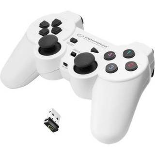 Esperanza Wireless GamePad PS3/PC USB Gladiator White - Wireless Controller - PC