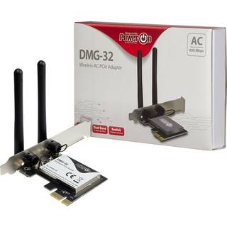 Inter-Tech DMG-32 Wi-Fi 5 PCIe Adapter