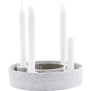 Lysestage, The Ring, Grå Ø26 cm
