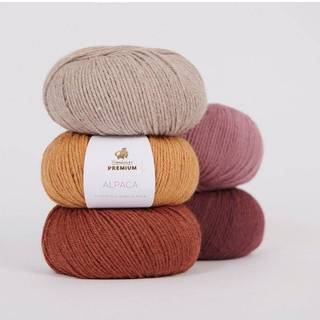 Premium Alpaca Garn, 011 Sølv, 50 g