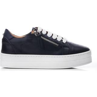 Moda in Pelle Moda In Pelle Abbiy Chunky Slab Sole Side Zip Lace Up Trainers
