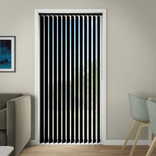 DEBEL Line lamelgardin 100 x 250 cm - sort
