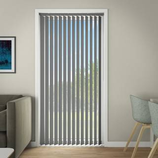 Debel Line Lamelgardin, 100x250 cm, Grå