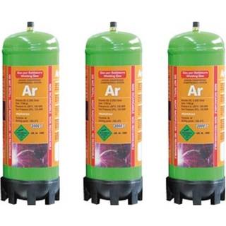 3 x 2,2L Argon gas engangsflaske