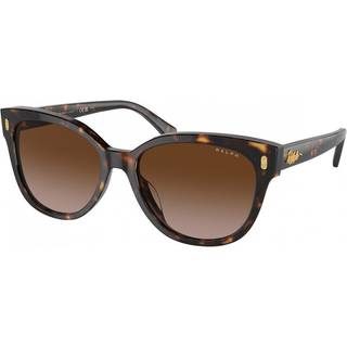 Ralph Lauren Kvinde RA5305U 500313 Solbriller Acetat Sort Brun Cat Eye Normal Skygge