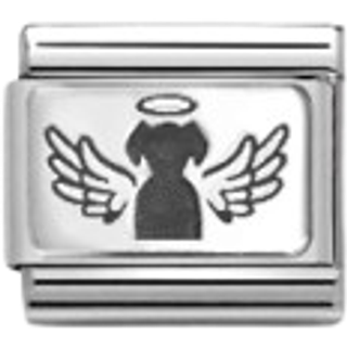 Nomination Angel Dog Charm - Silver